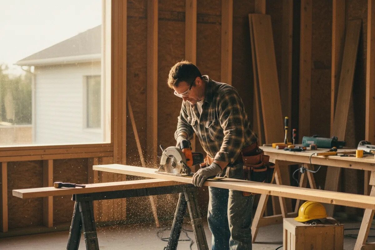 General contractor on site